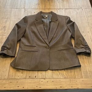 NINE WEST Charcoal Grey Blazer